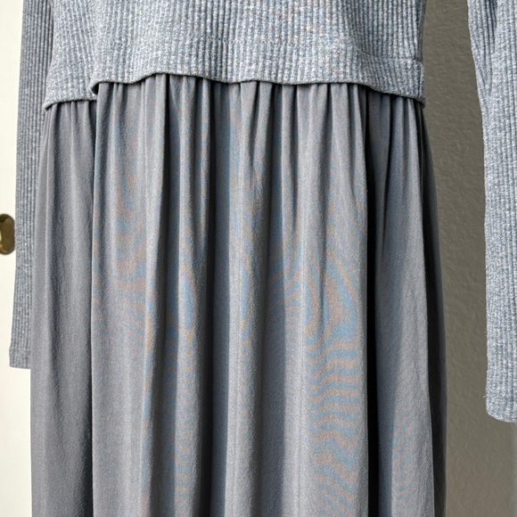 Maurices Gray Long Sleeve Dress - Picture 8 of 12